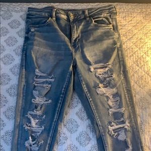 American Eagle ripped jeans
